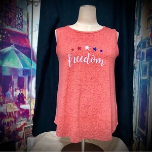 🚨 LuLaRoe “Freedom” Patriotic Tank Top – Size Large – NEW Without Tags (NWOT)